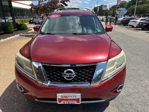Cayenne Red Pearl 2014 Nissan Pathfinder Platinum