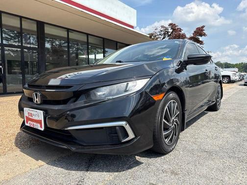 Black 2019 Honda Civic LX