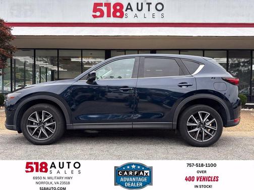 Deep Crystal Blue Mica 2017 Mazda CX-5 Grand Touring
