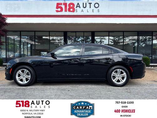 Pitch Black Clearcoat 2019 Dodge Charger SXT