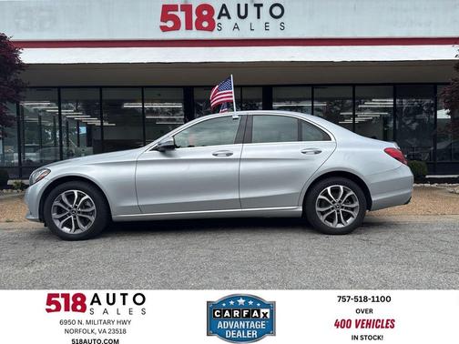 Diamond Silver Metallic 2018 Mercedes-Benz C-Class C 300 4MATIC