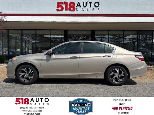 Champagne Frost Pearl 2017 Honda Accord LX