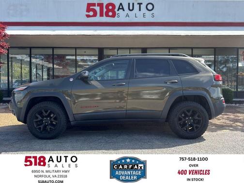 Eco Green Pearlcoat 2014 Jeep Cherokee Trailhawk