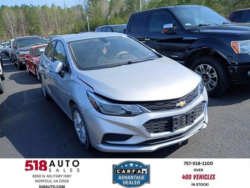Silver Ice Metallic 2016 Chevrolet Cruze LT Auto