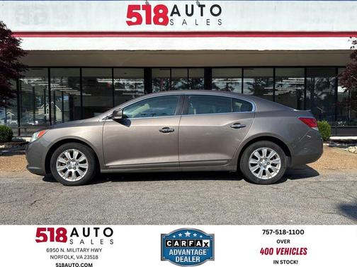 Mocha Steel Metallic 2012 Buick LaCrosse Leather