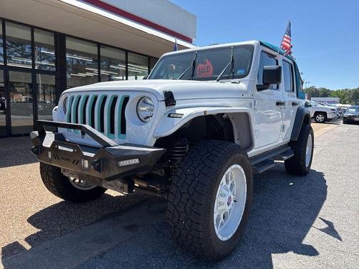 Bright White Clearcoat 2018 Jeep Wrangler Unlimited Sport