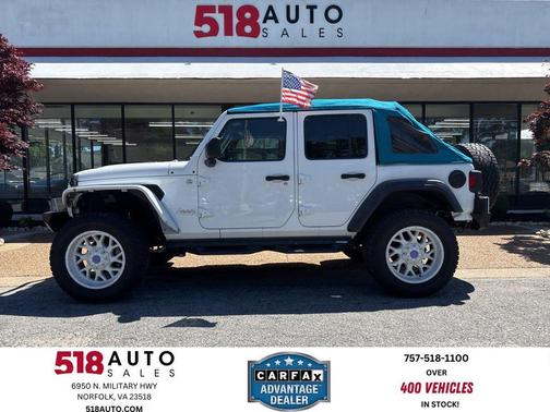 Bright White Clearcoat 2018 Jeep Wrangler Unlimited Sport