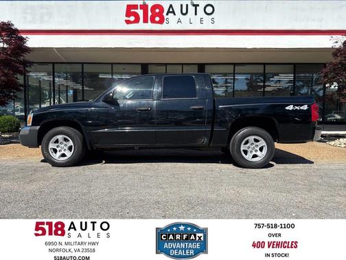 Black Clearcoat 2005 Dodge Dakota SLT Quad Cab