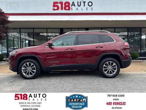 Velvet Red Pearlcoat 2019 Jeep Cherokee Latitude Plus