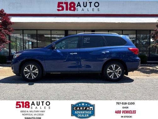 Caspian Blue 2017 Nissan Pathfinder S