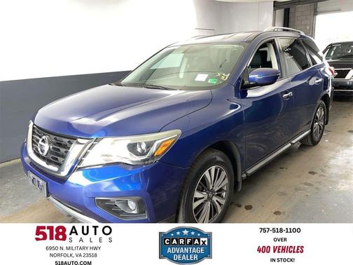 Caspian Blue 2017 Nissan Pathfinder S