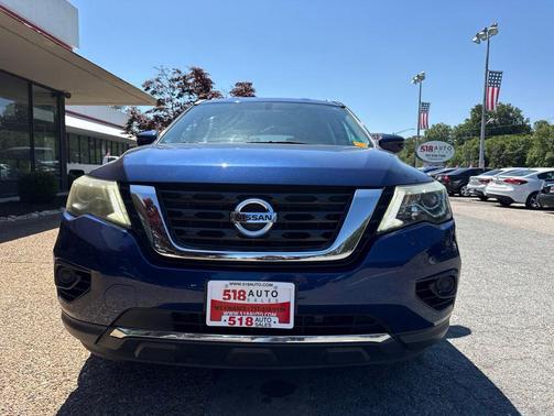 Caspian Blue 2017 Nissan Pathfinder S