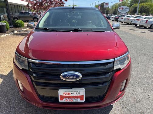 Red 2014 Ford Edge Sport