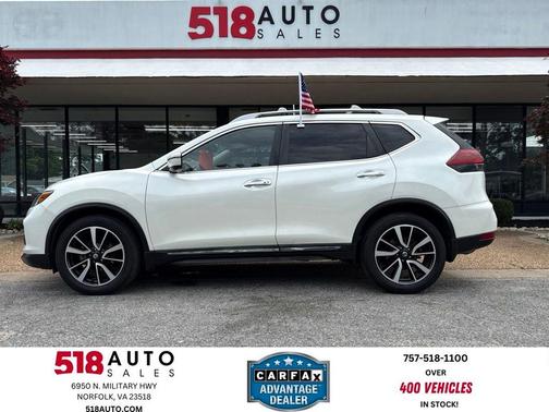 Pearl White Tricoat 2019 Nissan Rogue SL