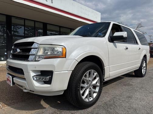 White Platinum Metallic Tri-Coat 2016 Ford Expedition EL Limited