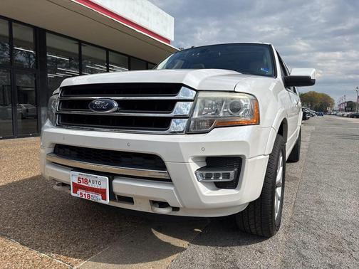 White Platinum Metallic Tri-Coat 2016 Ford Expedition EL Limited