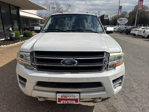 White Platinum Metallic Tri-Coat 2016 Ford Expedition EL Limited