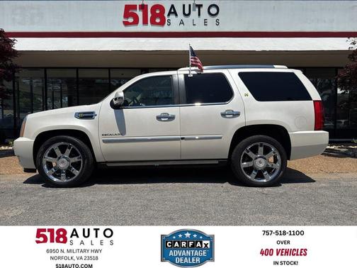 White Diamond Clearcoat 2012 Cadillac Escalade Hybrid Base