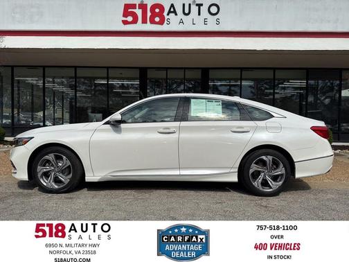 White 2019 Honda Accord EX