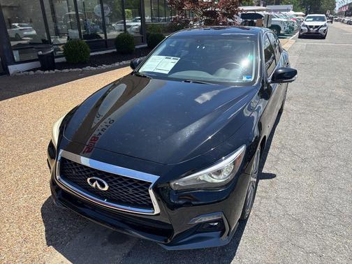 Black Obsidian 2018 INFINITI Q50 3.0t Sport