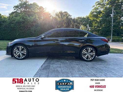 Black Obsidian 2018 INFINITI Q50 3.0t Sport