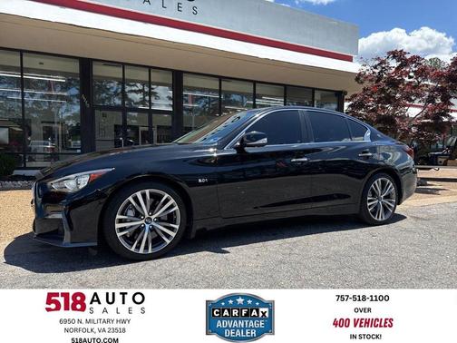Black Obsidian 2018 INFINITI Q50 3.0t Sport