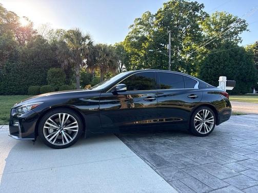 Black Obsidian 2018 INFINITI Q50 3.0t Sport