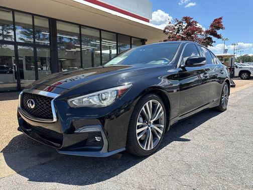 Black Obsidian 2018 INFINITI Q50 3.0t Sport
