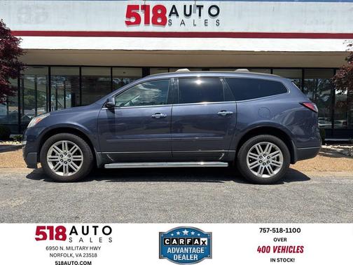 Atlantis Blue Metallic 2013 Chevrolet Traverse 1LT