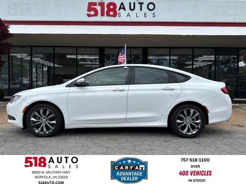 Bright White Clearcoat 2015 Chrysler 200 S