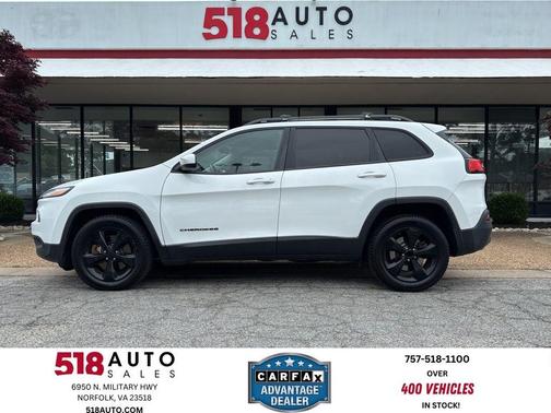 Bright White Clearcoat 2015 Jeep Cherokee Latitude