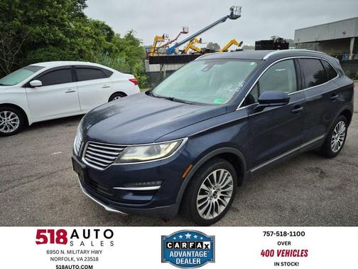Midnight Sapphire Blue Metallic 2017 Lincoln MKC Reserve