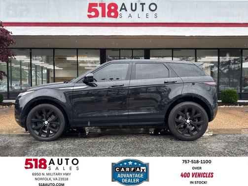 Black 2021 Land Rover Range Rover Evoque SE