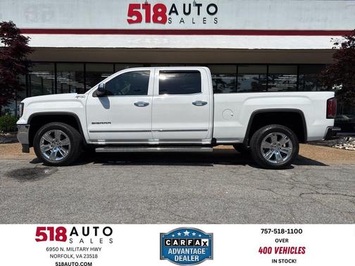 Summit White 2017 GMC Sierra 1500 SLT