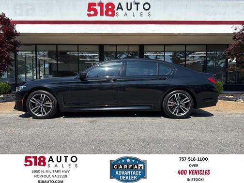 Black Sapphire Metallic 2022 BMW 750 i xDrive