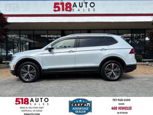 White 2018 Volkswagen Tiguan 2.0T SEL