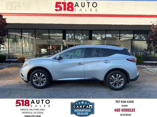 Brilliant Silver Metallic 2016 Nissan Murano SL
