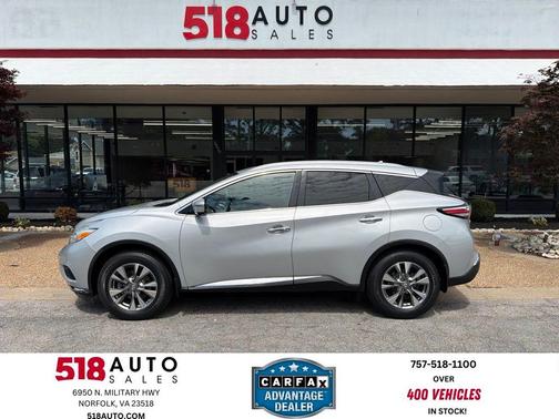 Brilliant Silver Metallic 2016 Nissan Murano SL