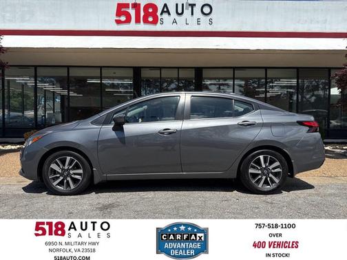 Gun Metallic 2021 Nissan Versa 1.6 SV
