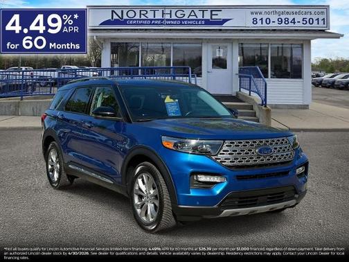 ATLAS BLUE METALLIC 2021 Ford Explorer LIMITED