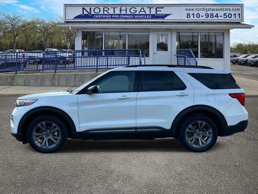 STAR WHITE MET TRI-COAT 2023 Ford Explorer XLT