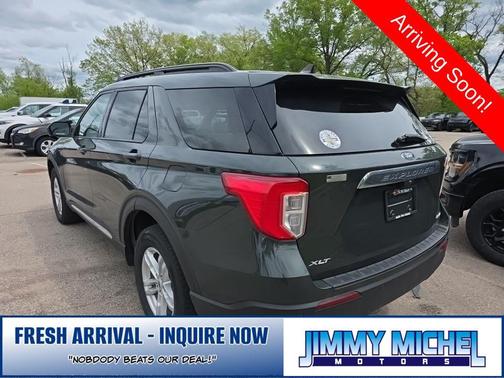 Forged Green Metallic 2023 Ford Explorer XLT