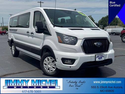 Oxford White 2024 Ford Transit-350 XLT