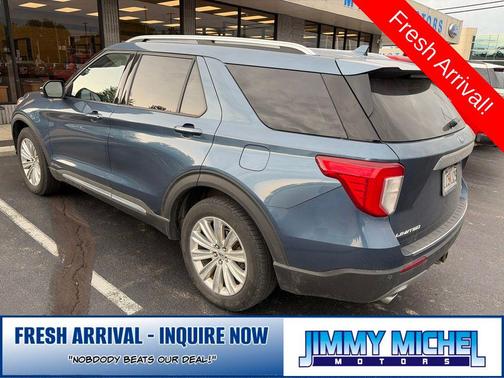 Blue Metallic 2020 Ford Explorer Limited