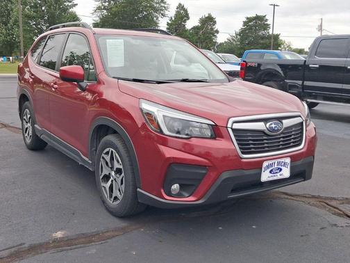 Maroon 2021 Subaru Forester Premium
