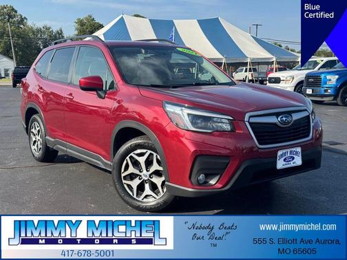 Maroon 2021 Subaru Forester Premium