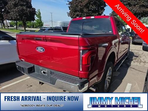 Rapid Red Metallic Tinted Clearcoat 2024 Ford F-150 Lariat