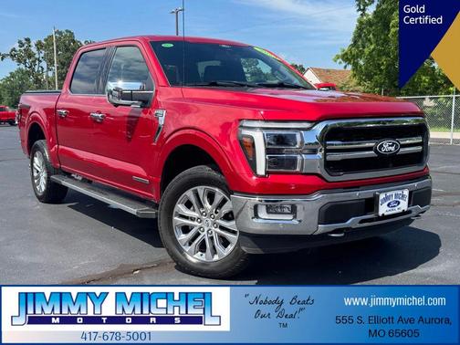 Rapid Red Metallic Tinted Clearcoat 2024 Ford F-150 Lariat