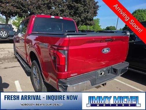 Rapid Red Metallic Tinted Clearcoat 2024 Ford F-150 Lariat