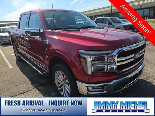 Rapid Red Metallic Tinted Clearcoat 2024 Ford F-150 Lariat